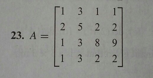 Solved In Exercises 19-23, decide whether the matrix is | Chegg.com