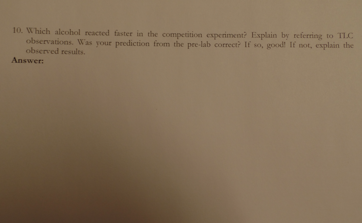 Solved Please answer question 10 and 11 of the post-lab. | Chegg.com