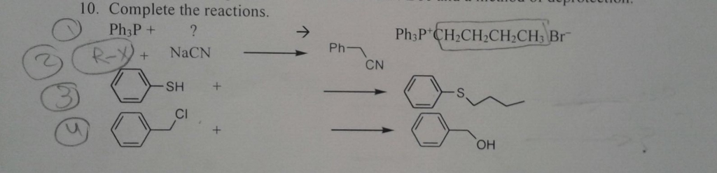 FUNCTIONAL GROUP TRANSFORMATION BY NUCLEOPHILIC SUBSTITUTION visual data 3