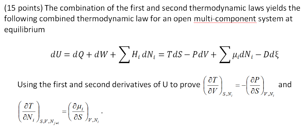 Solved (15 points) The combination of the first and second | Chegg.com