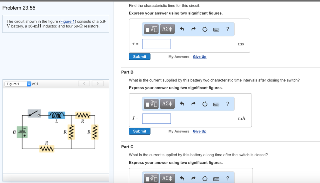 Solved The circuit shown in the figure (Figure 1) consists | Chegg.com