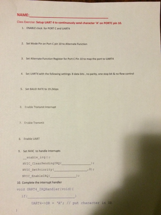 Solved Using STM32F407 reference manual. Please explain how | Chegg.com