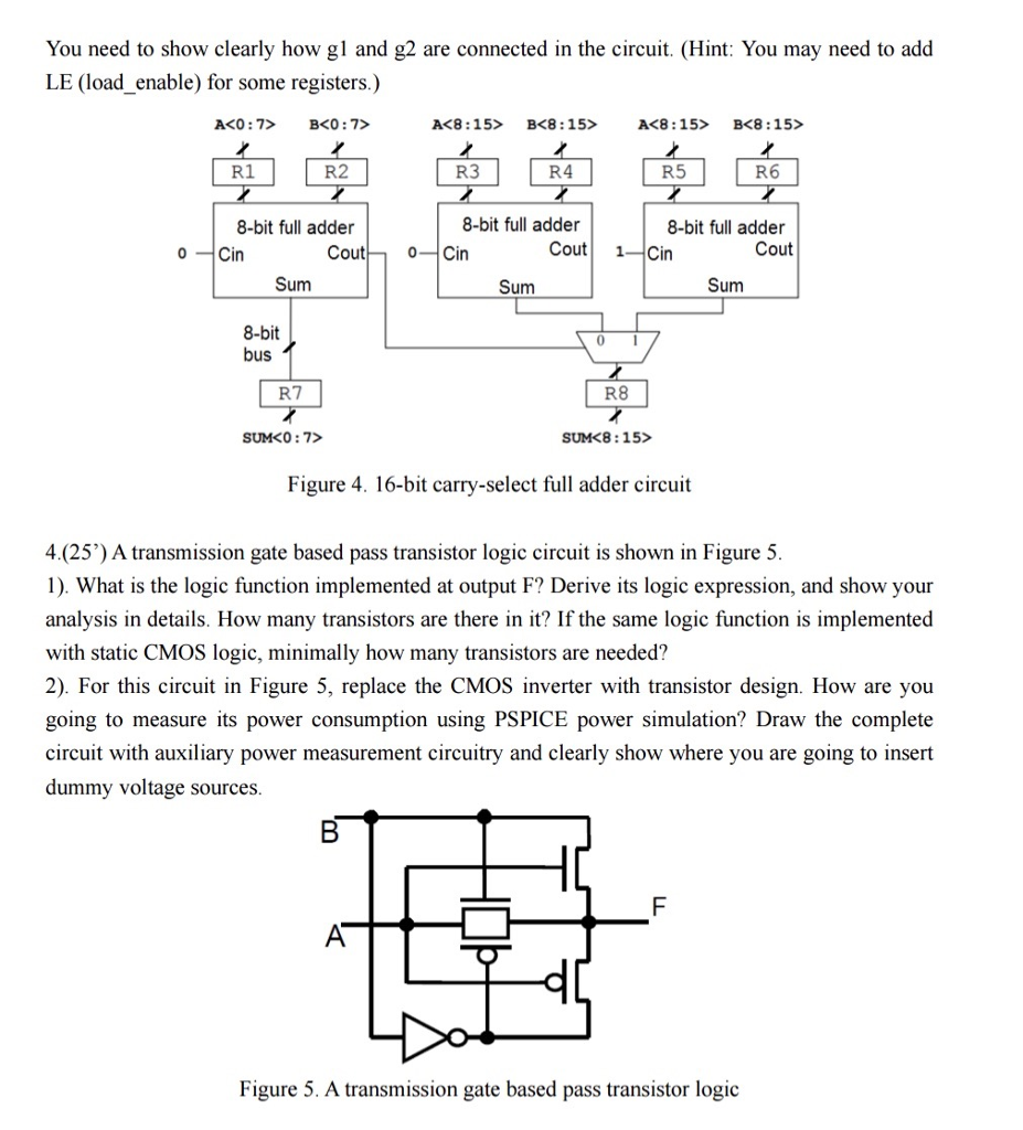 You Need To Show Clearly How Gl And G2 Are Connected 