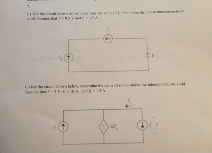 Solved For the circuit shown below, determine the value of | Chegg.com