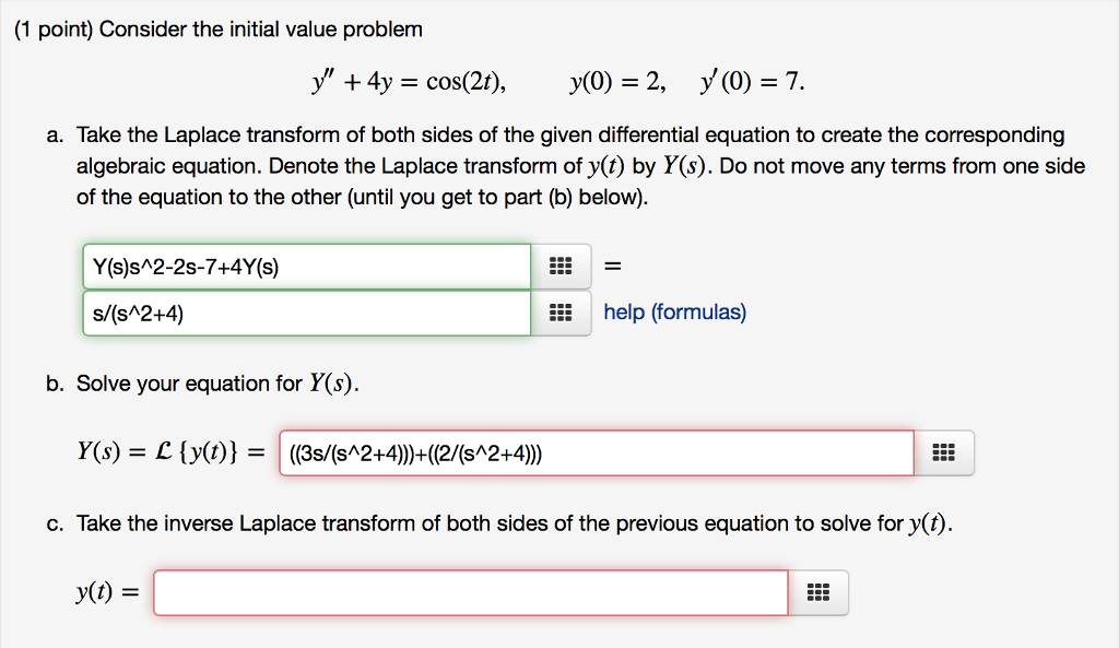 Solved Consider The Initial Value Problem Y 4y