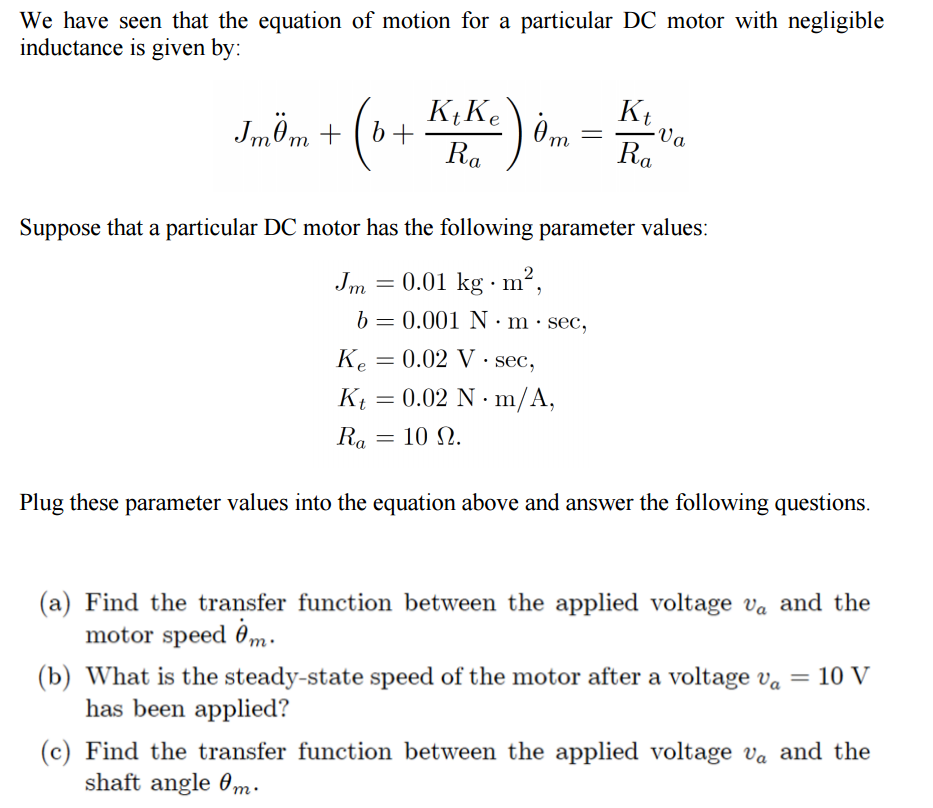 We have seen that the equation of motion for a | Chegg.com