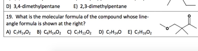 Solved What is the molecular formula of the compound whose | Chegg.com