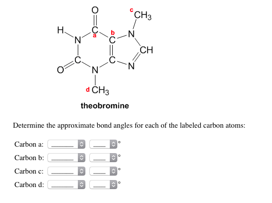 Solved Determine The Approximate Bond Angles For Each Of | Chegg.com