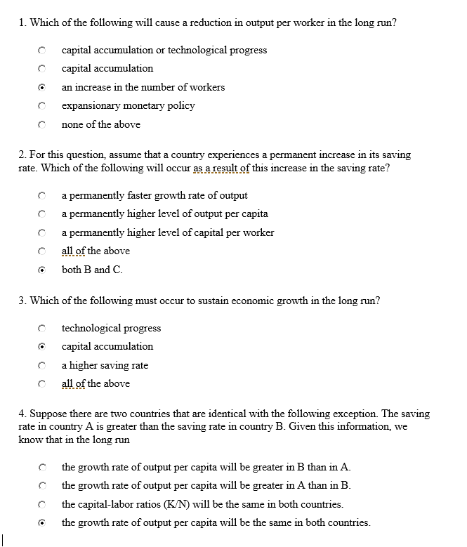 Solved 1. Which of the following will cause a reduction in | Chegg.com