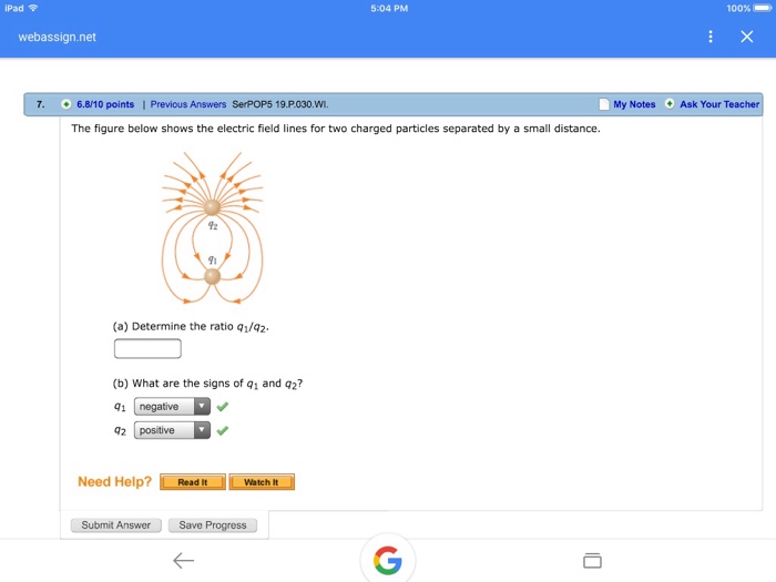 Solved The figure below shows the electric field lines for | Chegg.com
