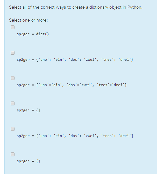 Solved Consider the following Python code X "spam" y 45, 201 | Chegg.com