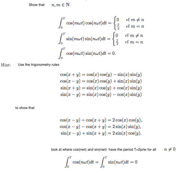 Solved Show that n,m.epislon N Use the trigonometry rules | Chegg.com