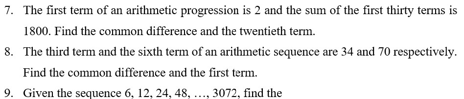 Solved 7. The first term of an arithmetic progression is 2 | Chegg.com