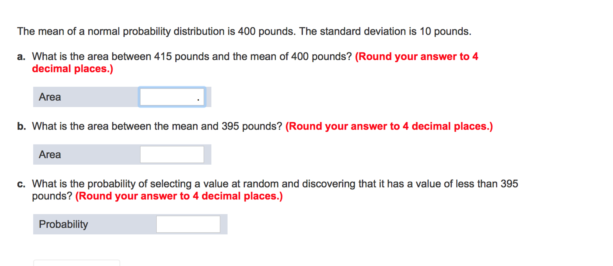 solved-the-mean-of-a-normal-probability-distribution-is-400-chegg