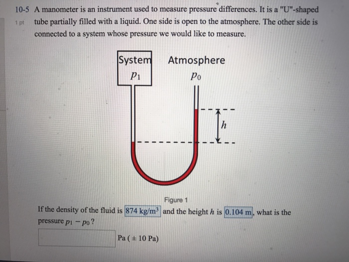 Which instrument is used store to measure pressure