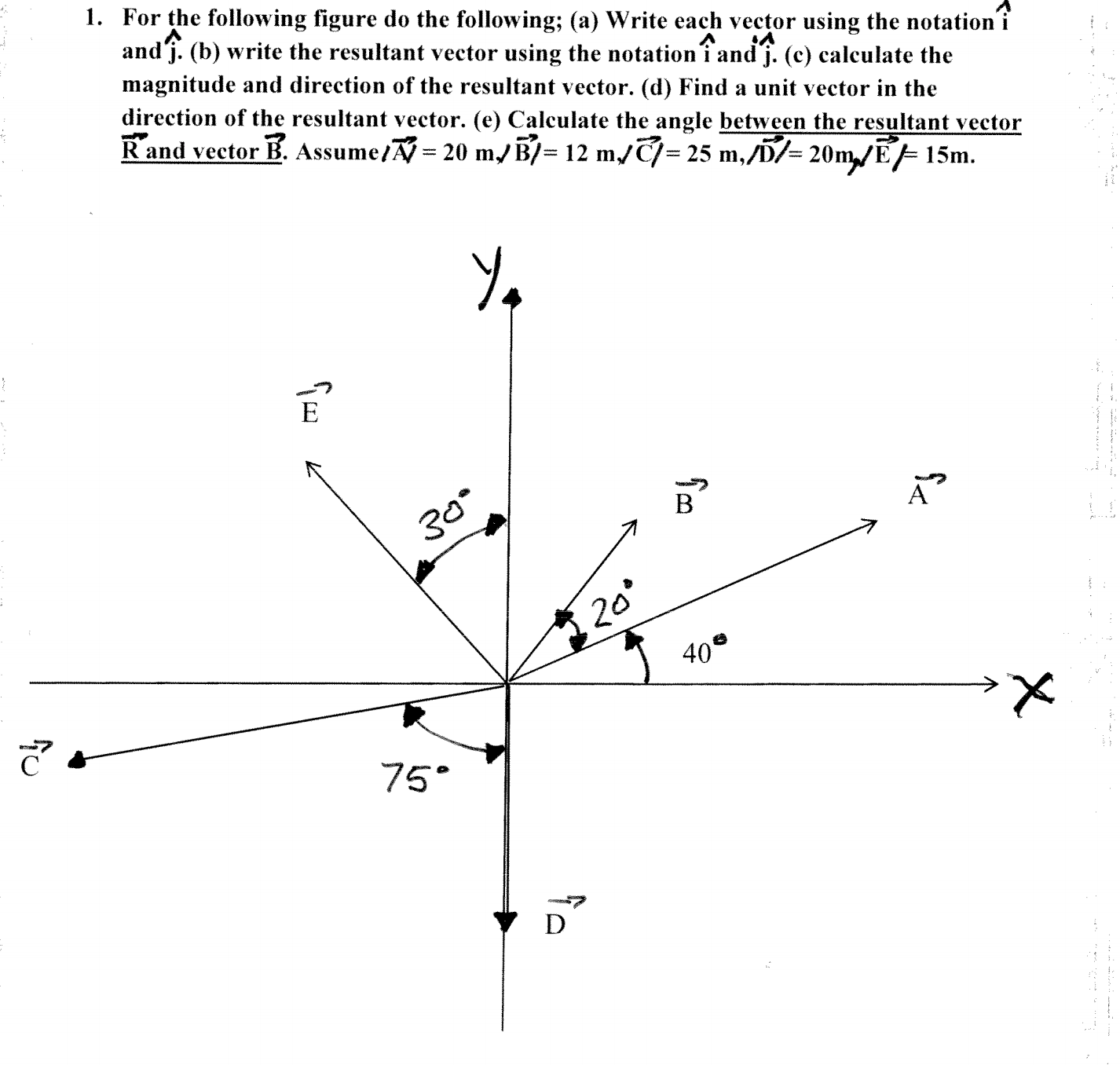 How To Find The Angle Of A Resultant Vector