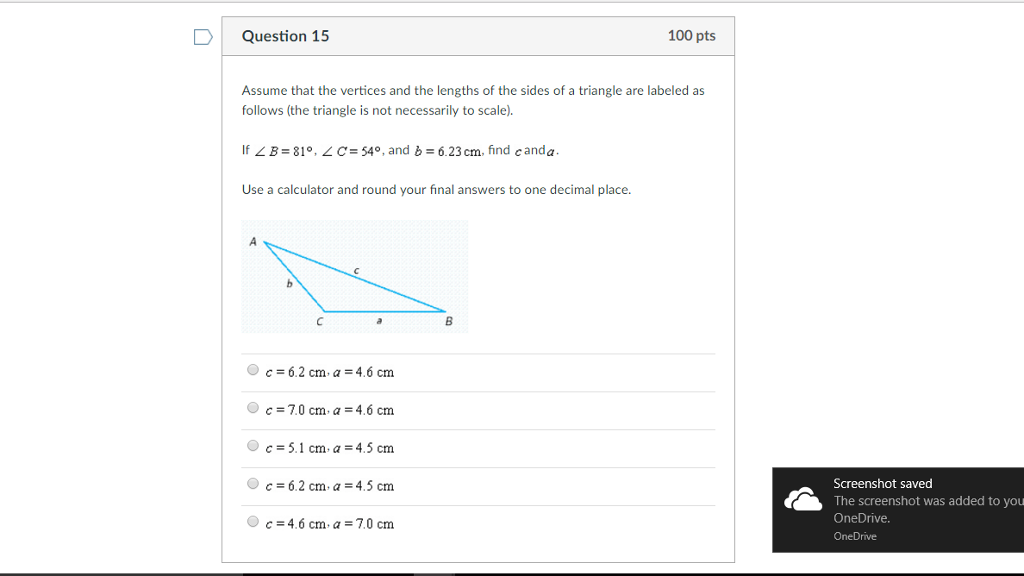 Solved Assume that the vertices and the lengths of the sides