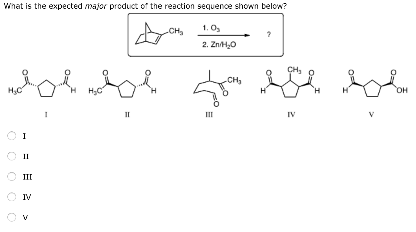 solved-what-is-the-expected-major-product-of-the-reaction-chegg