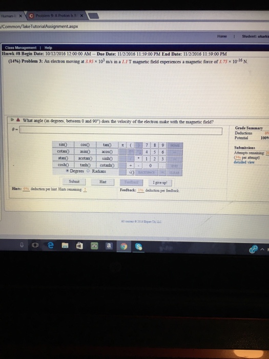 solved-an-electron-moving-at-3-95-times-10-3-m-s-in-a-1-1-t-chegg