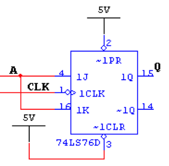 Solved Sketch the Q output for the circuit shown below. | Chegg.com