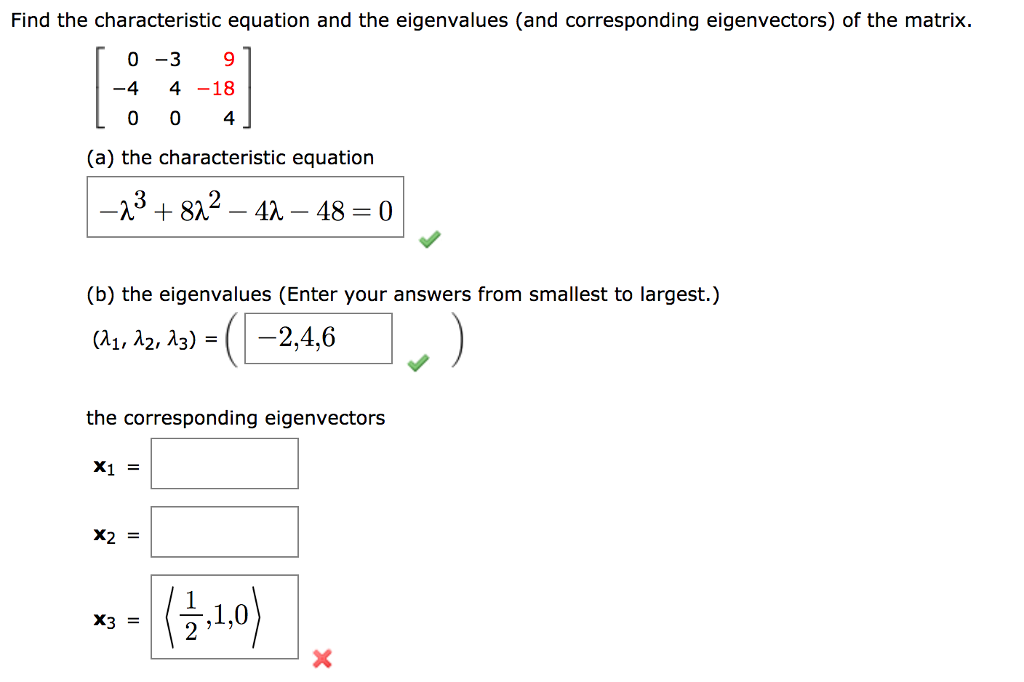 Solved Find The Characteristic Equation And The Eigenvalues | Chegg.com