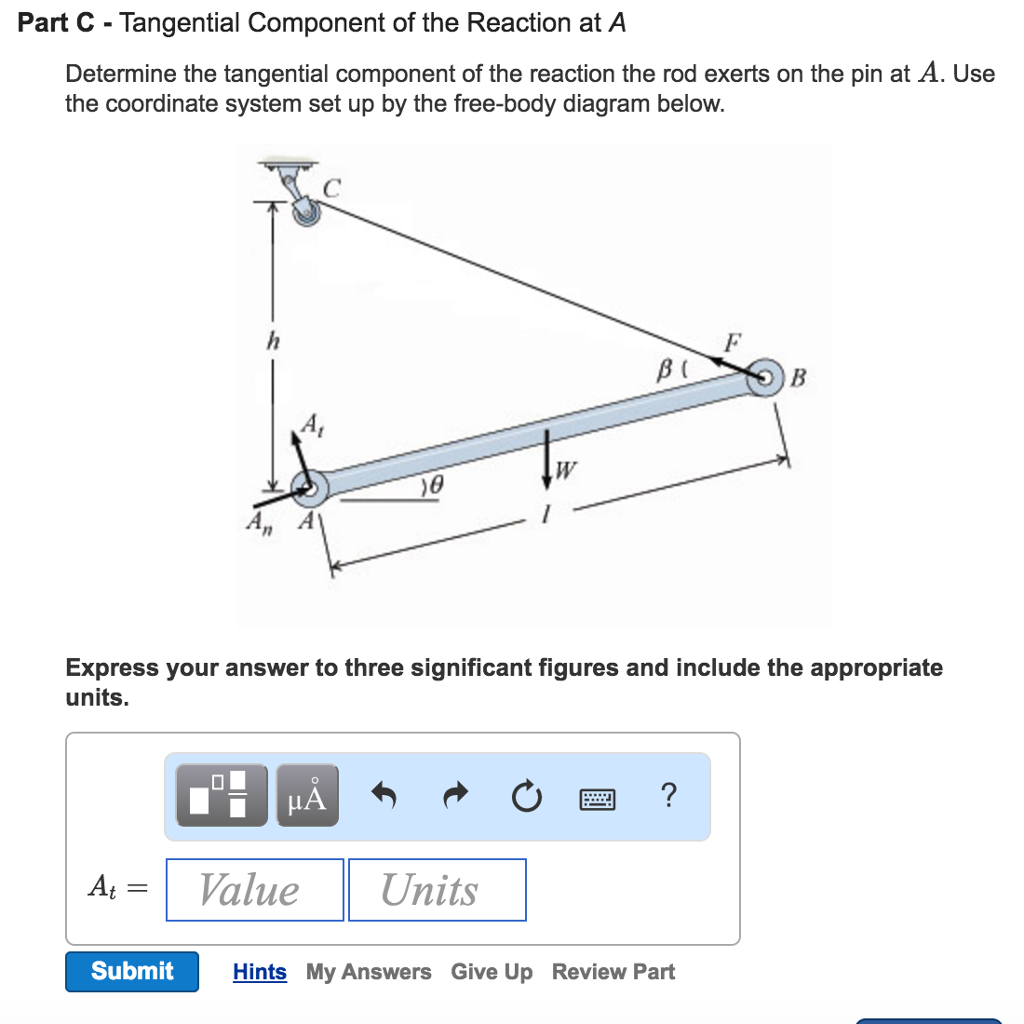 Solved Equations Of Motion: Rotation About A Fixed Axis Part | Chegg.com