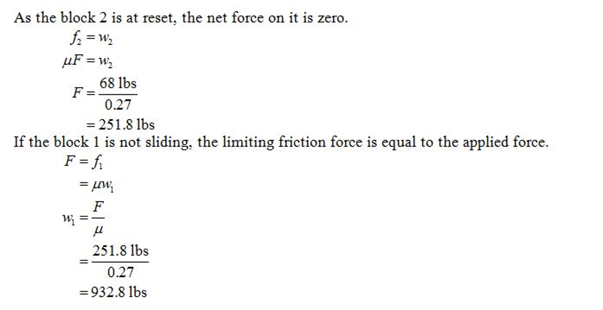 solved-5-if-object-2-weighs-65-lbs-calculate-the-minimum-chegg