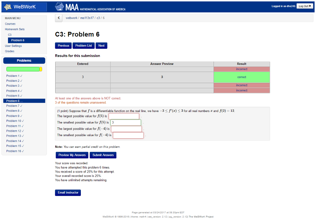 Solved MAIN MENU Courses Homework Sets Problem 6 User | Chegg.com