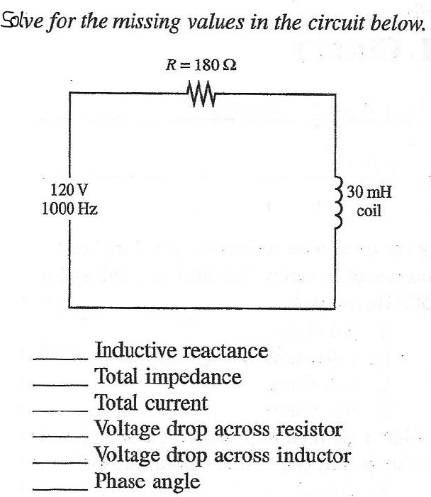 Solved Solve for the missing values in the circuit below. | Chegg.com