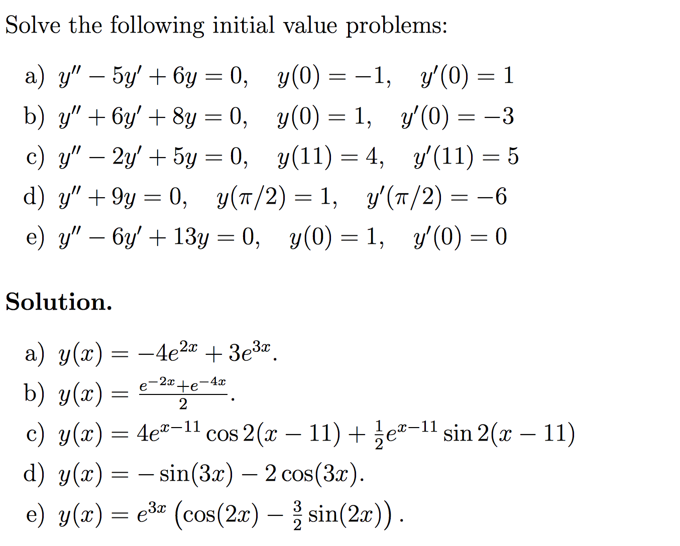 solved-solve-the-following-initial-value-problems-y-5y-chegg