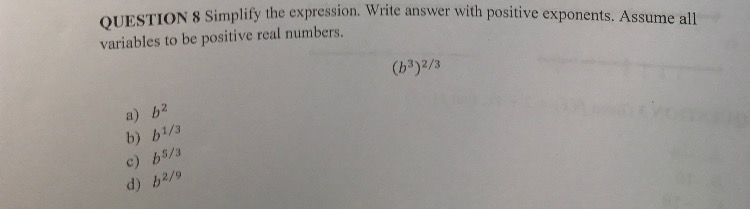 Solved Simplify the expression. Write answer with positive | Chegg.com
