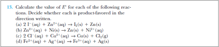 Solved Calculate the value of E for each of the | Chegg.com