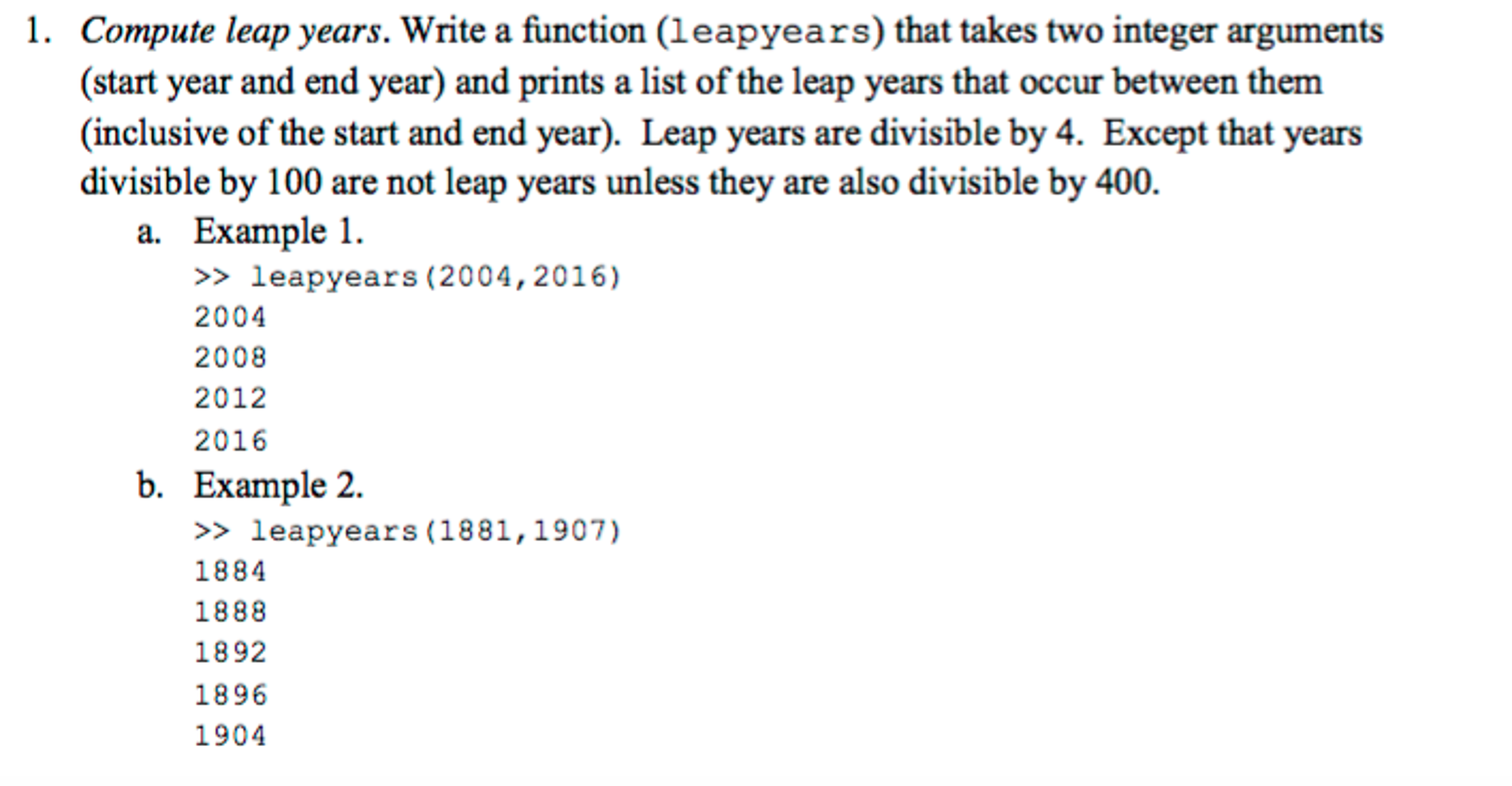 solved-compute-leap-years-write-a-function-leapyears-that-chegg