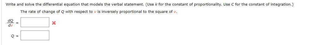 Solved Write and solve the differential equation that models | Chegg.com