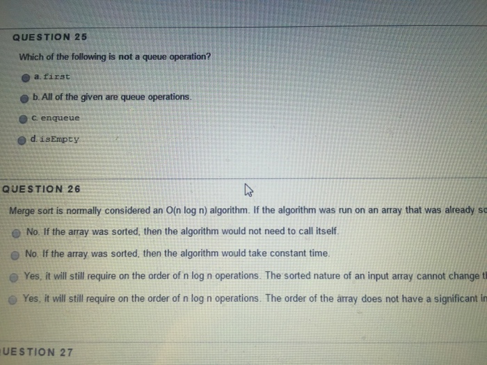 Solved Java basic quiz | Chegg.com