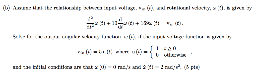 Solved I. We have the following DC Motor system driving a | Chegg.com