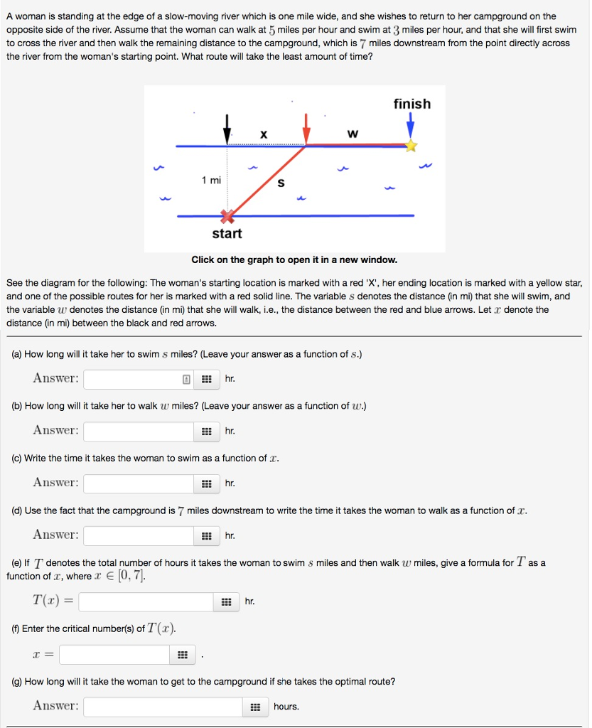 solved-a-woman-is-standing-at-the-edge-of-a-slow-moving-chegg