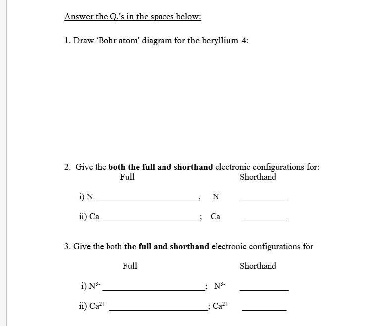 How To Do A Bohr Diagram - Drivenheisenberg