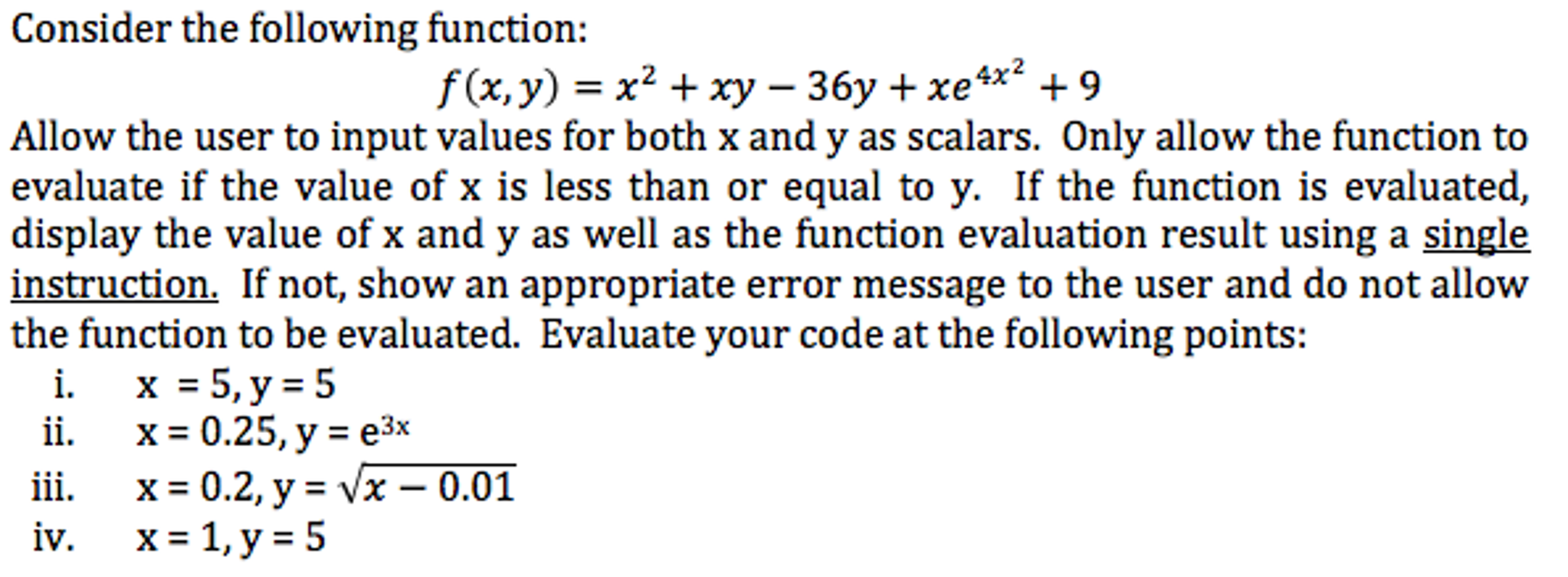 Consider the following function: f(x, y) = x^2 + x y | Chegg.com