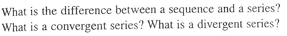 What Is The Difference Between Sequence And A Series