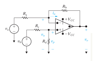 Solved Design a difference amplifier shown in the following | Chegg.com