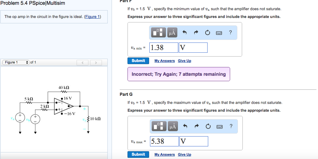 Solved The op amp in the circuit in the figure is ideal. | Chegg.com