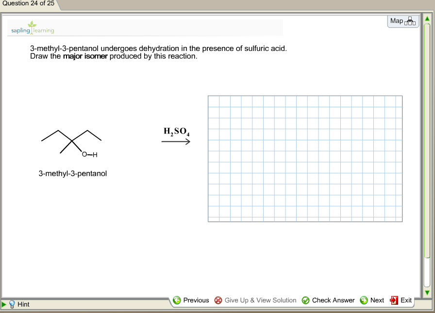 2 3 dimethyl 3 pentanol dehydration