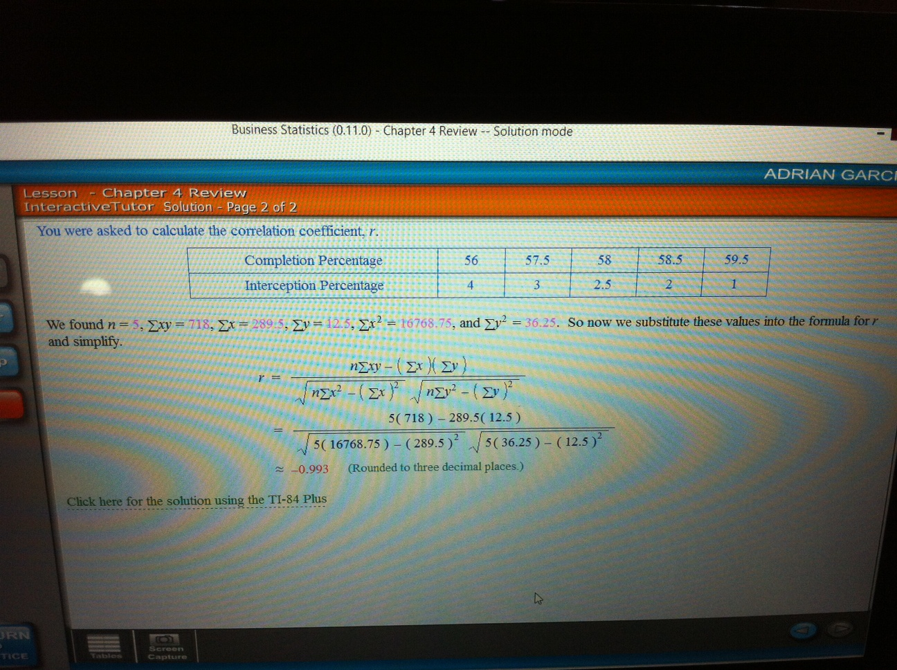 Solved You were asked to calculate the correlation | Chegg.com