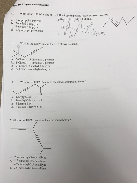 Draw The Structure Of 5 Methyl 3 Heptyne