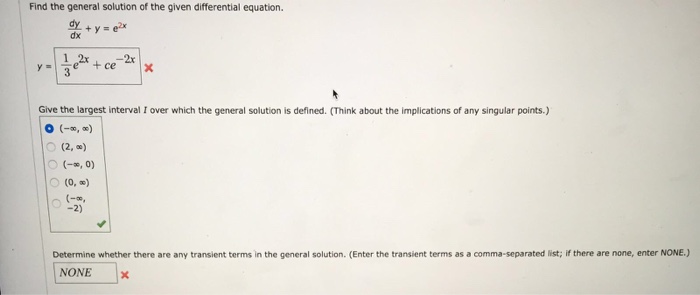 Solved Find the general solution of the given differential | Chegg.com