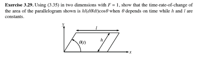 Solved Using (3.35) in two dimensions with F = 1, show that | Chegg.com