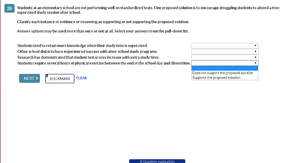 Solved Students at an elementary school are not performing | Chegg.com