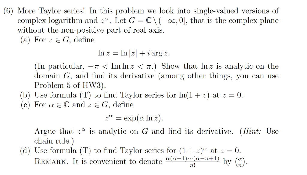 Solved More Taylor series! In this problem we look into | Chegg.com