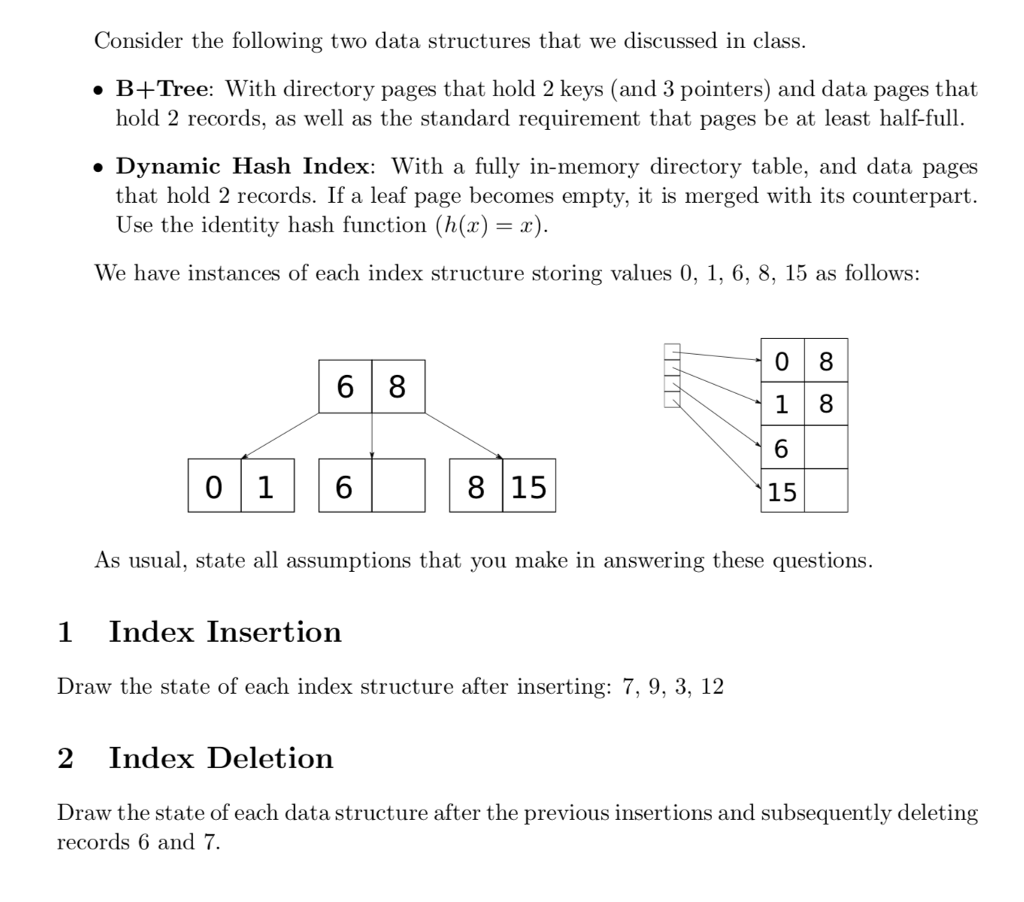 Solved Consider The Following Two Data Structures That We | Chegg.com